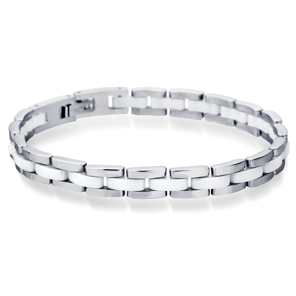 Ceramic Bangle Stainless Steel Bracelet