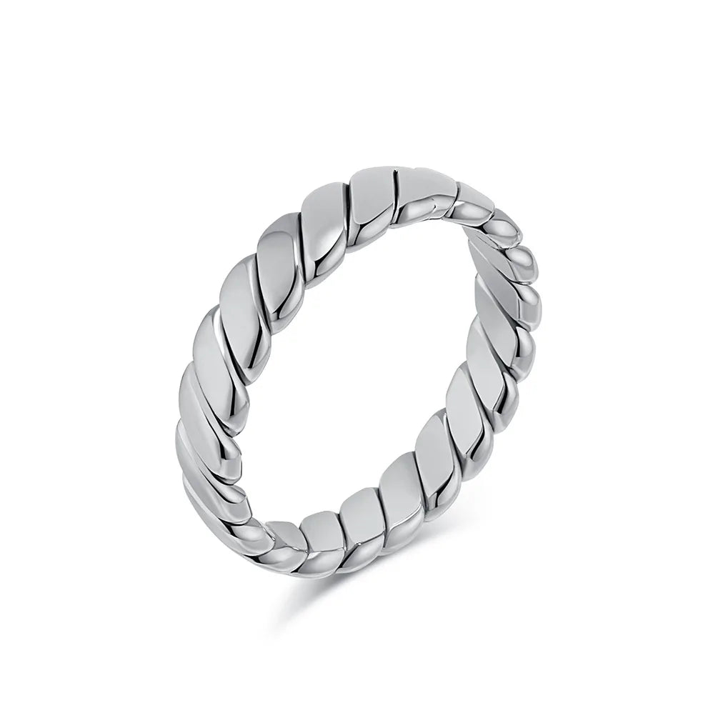 Simple Gold-Plated Geometric Ring