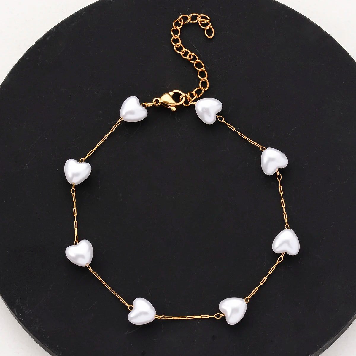 Pearl Bead Chain Bracelet/Anklet