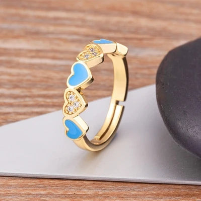 Candy Heart Adjustable Ring