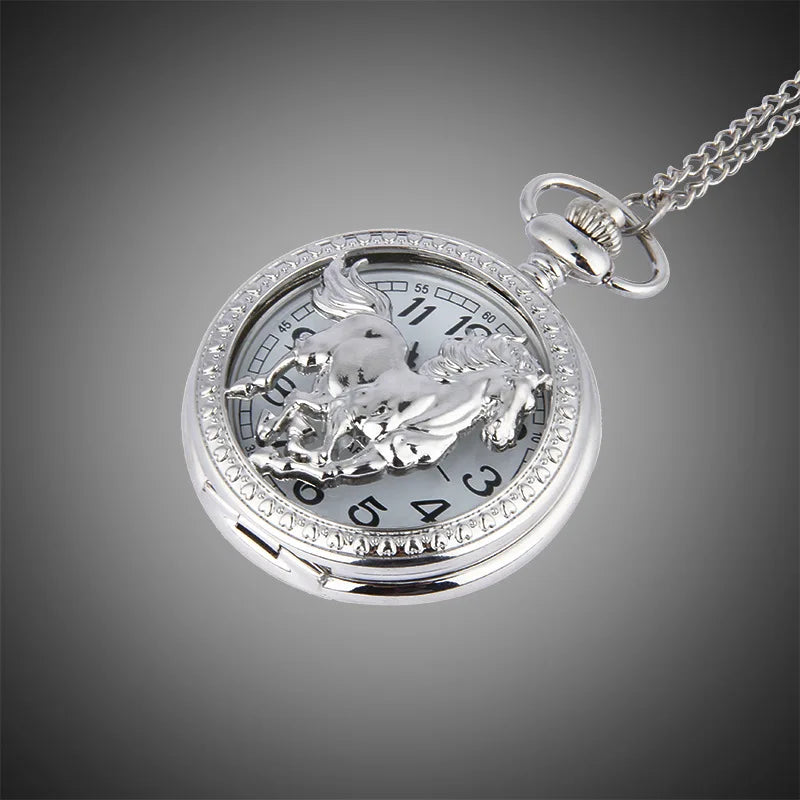 Vintage Horse Pocket Watch