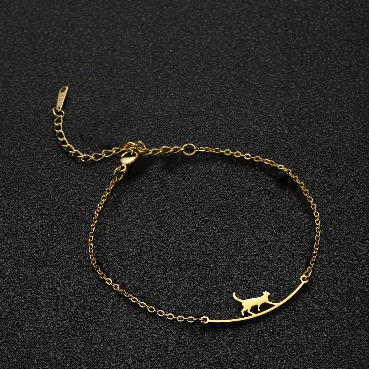 Stainless Steel Cat Anklet