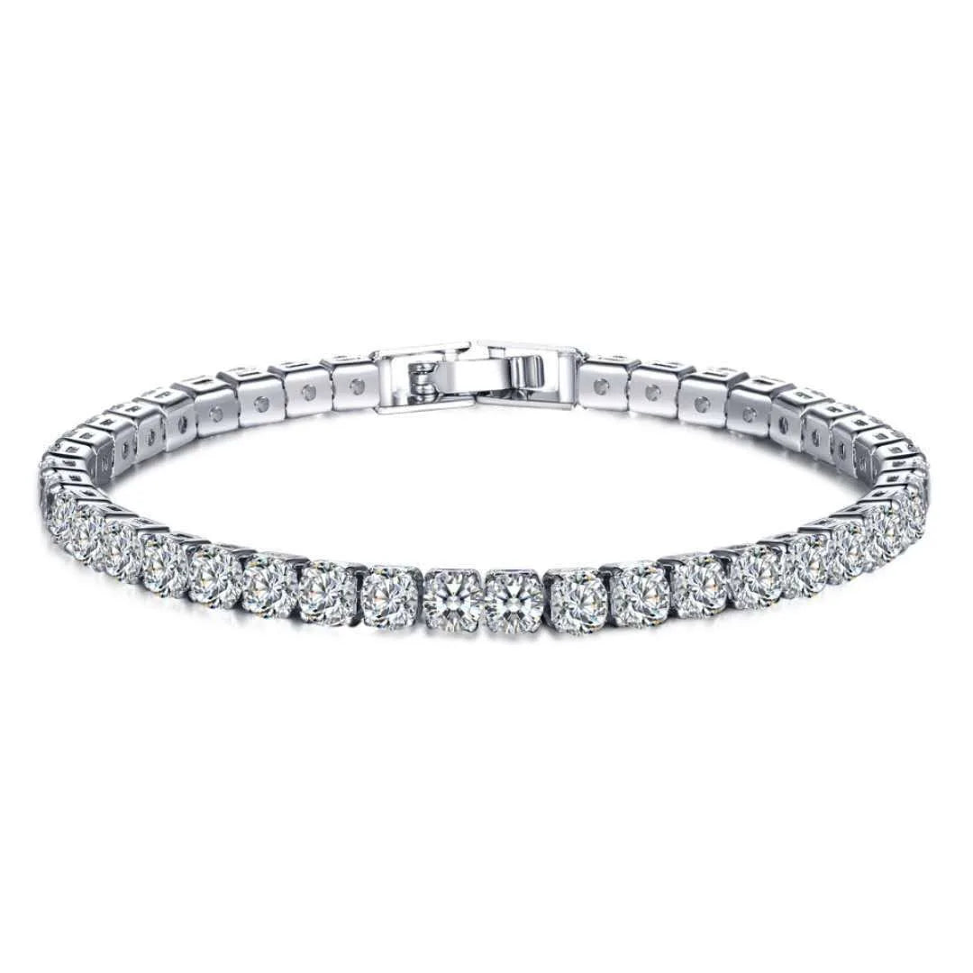 Luxury Zircon Crystal Tennis Bracelet for Women