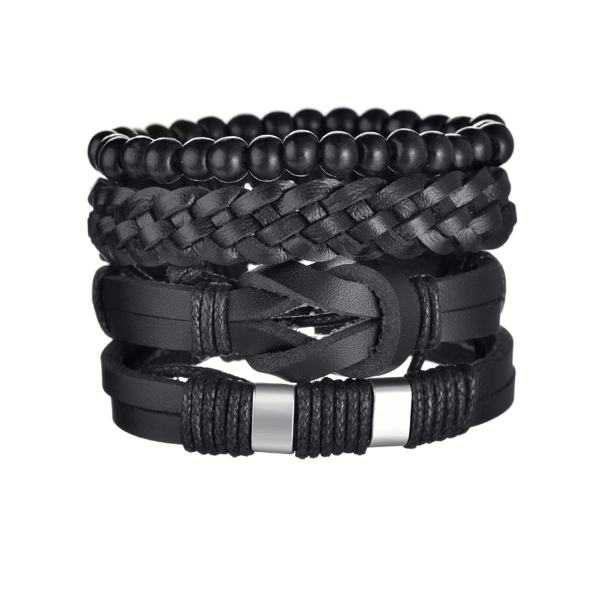 Men’s Life Tree & Wood Bead Bracelets