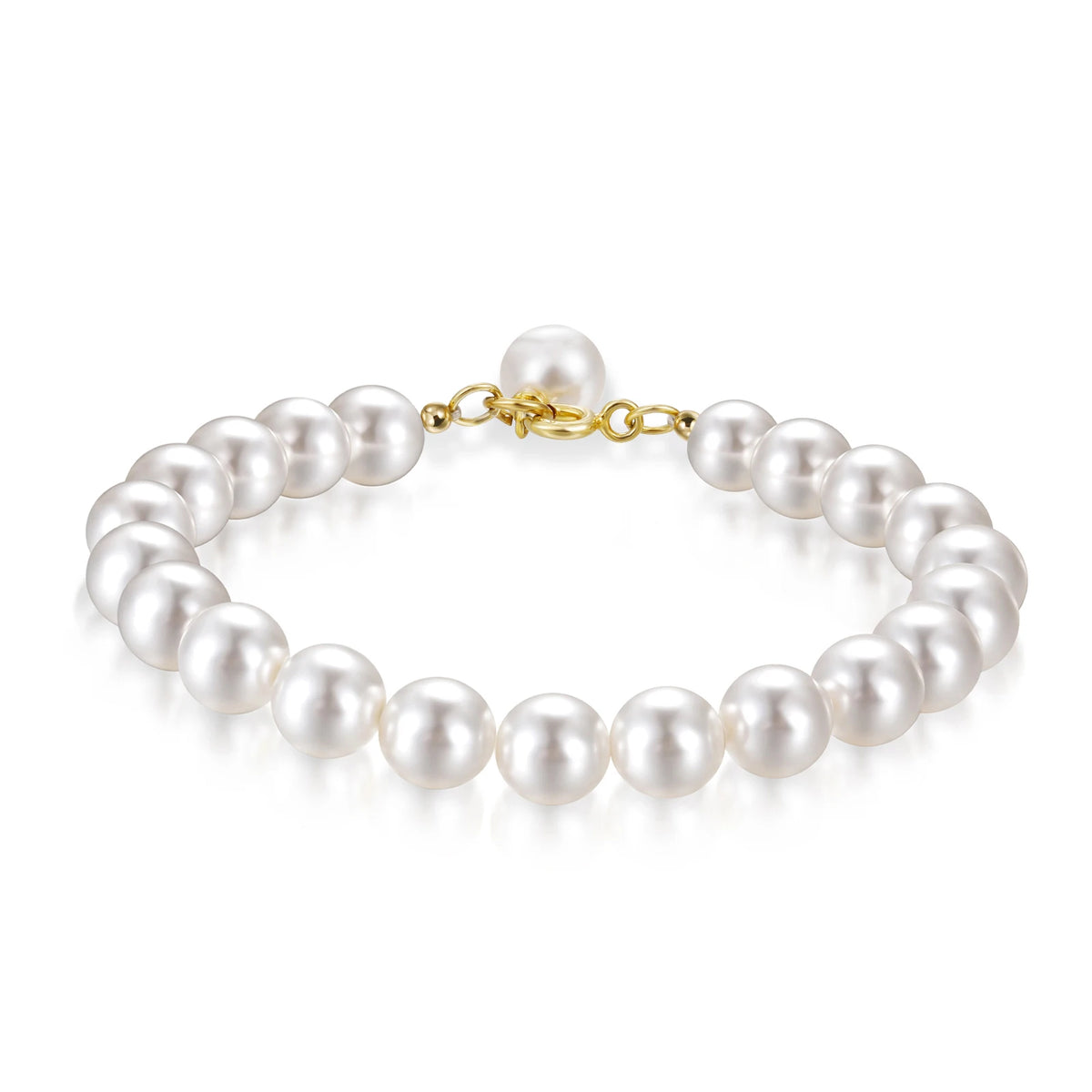 925 Sterling Silver Real Pearl Bracelet