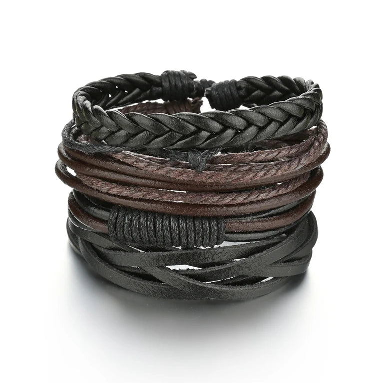 Men’s Life Tree & Wood Bead Bracelets