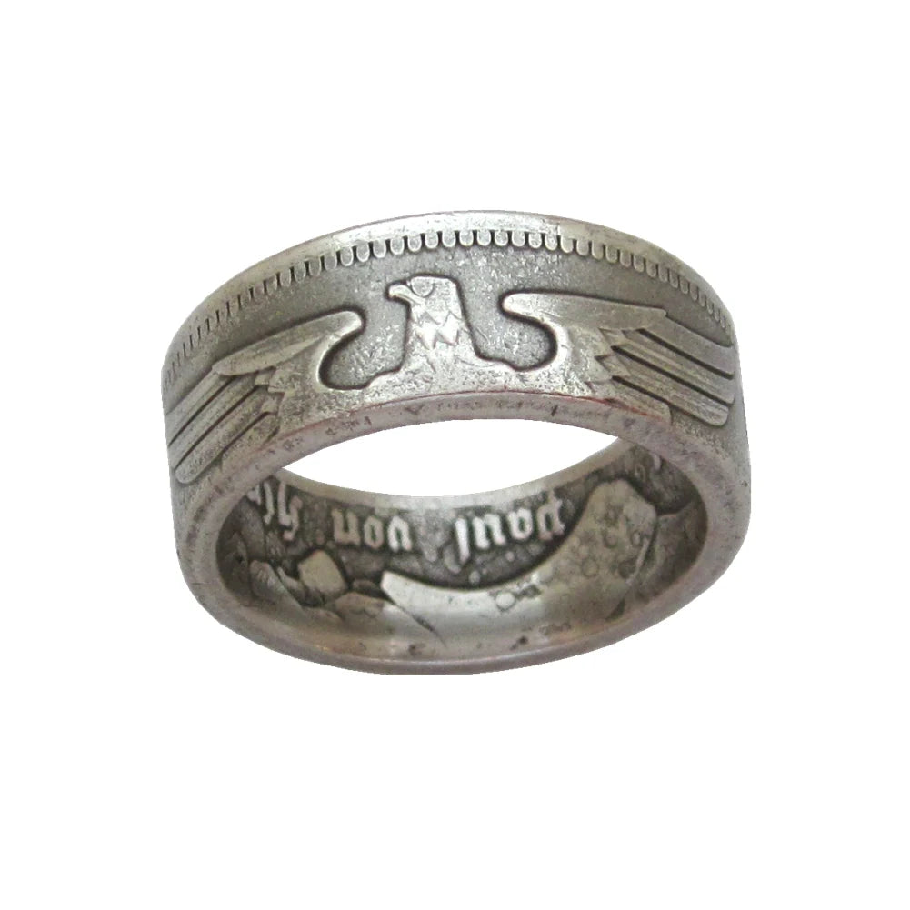 Handcrafted Germany Coin Ring
