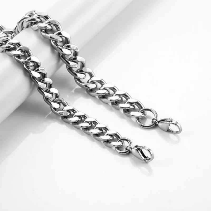 8–14MM Stainless Steel Cuban Chain