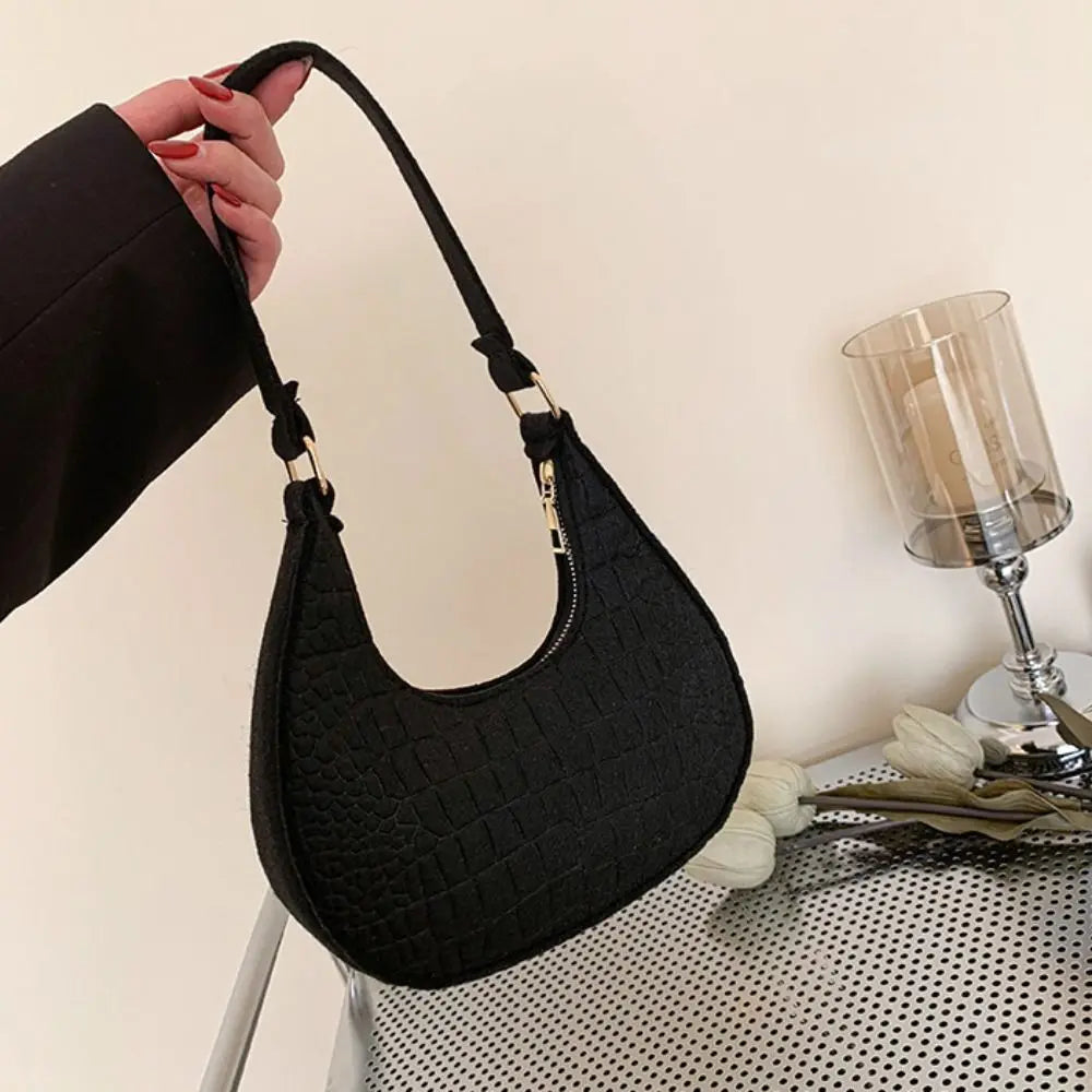 Crescent Moon Underarm Shoulder Bag