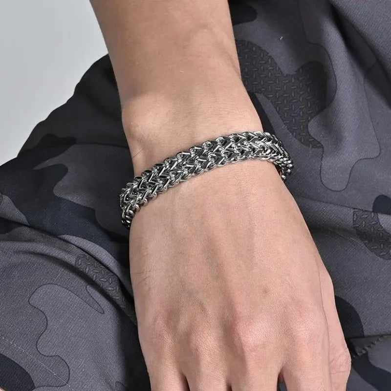 10MM Stainless Steel Men’s Bracelet
