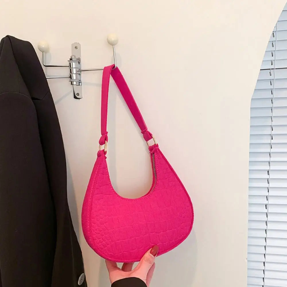 Crescent Moon Underarm Shoulder Bag