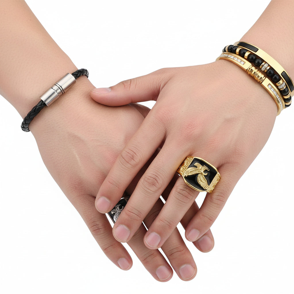 Men’s Domineering Eagle Ring