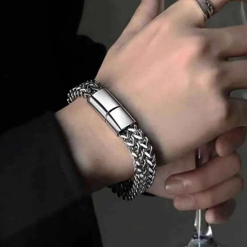 10MM Stainless Steel Men’s Bracelet