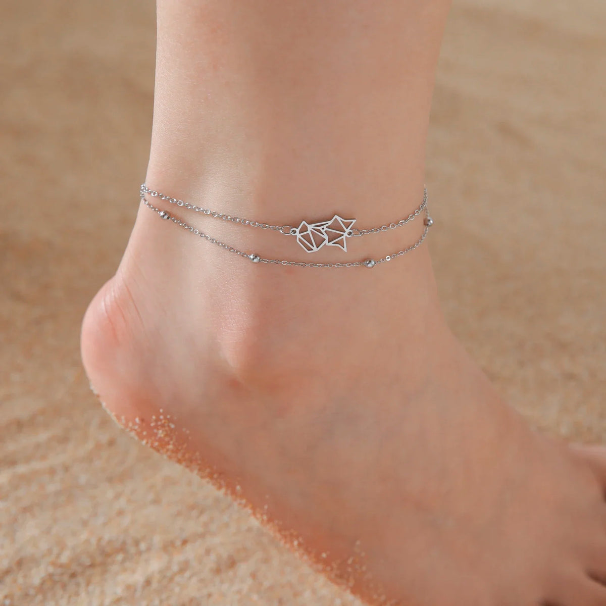 Cute Fox Charm Anklet
