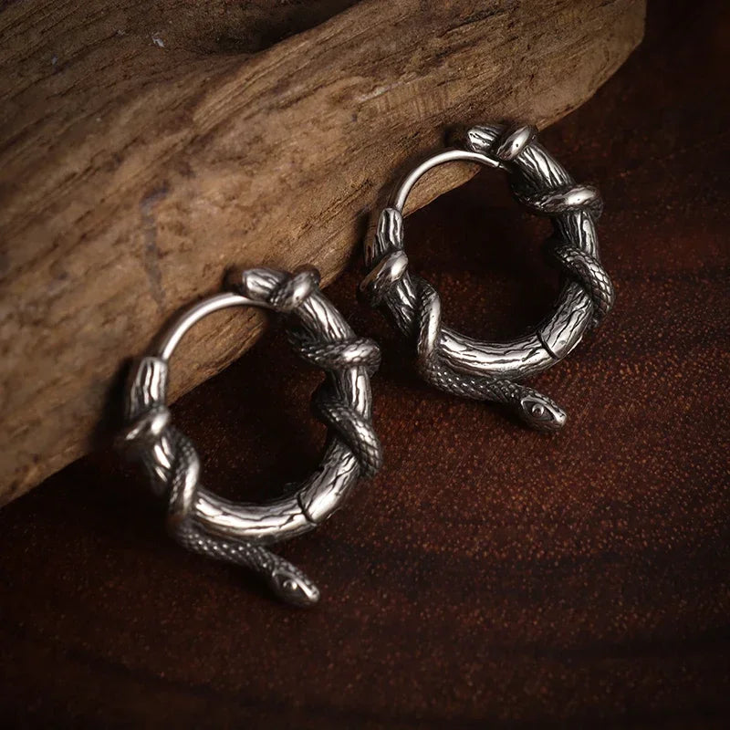Retro Skull Earrings — Punk Rock Style