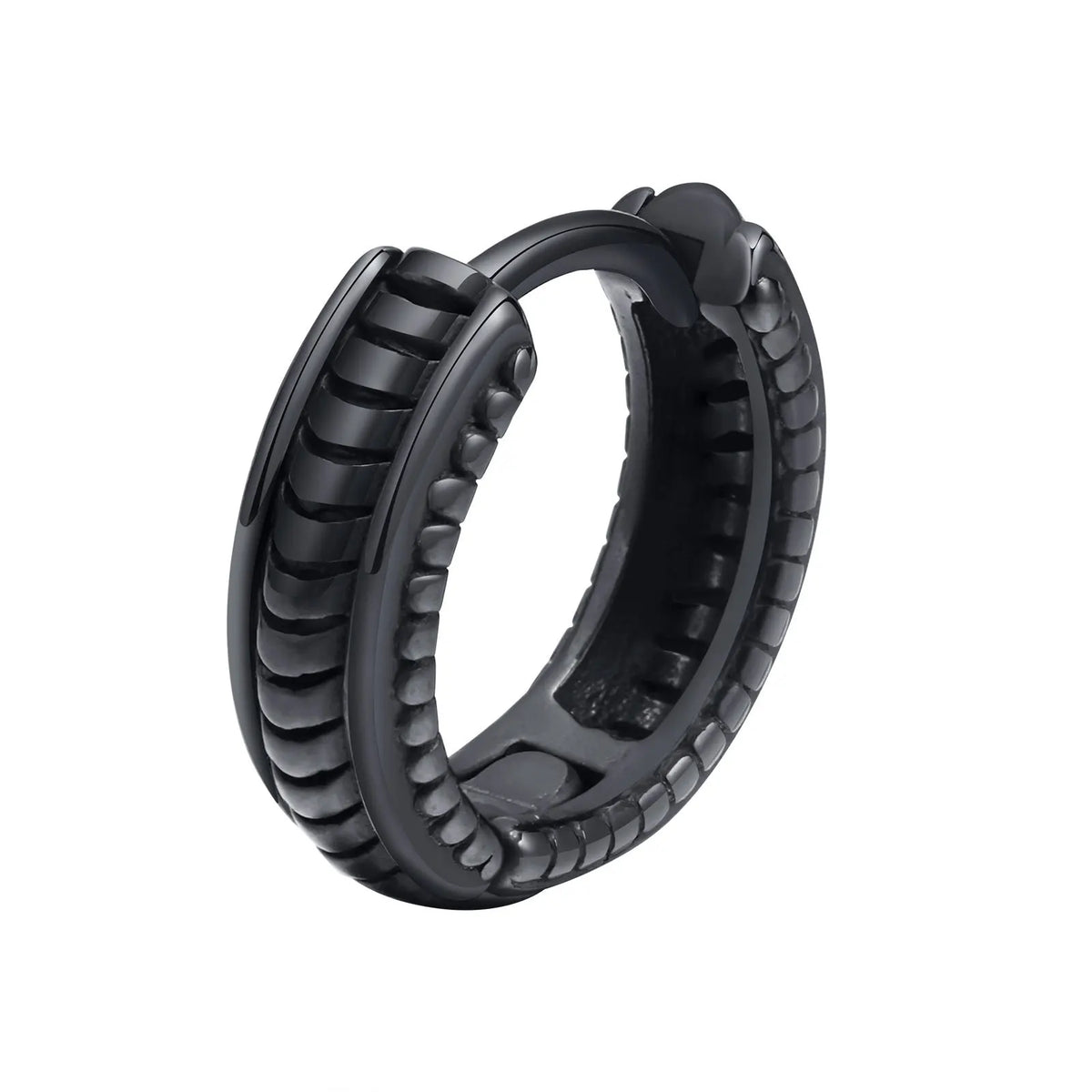 Stainless Steel Hoop Earrings for Men