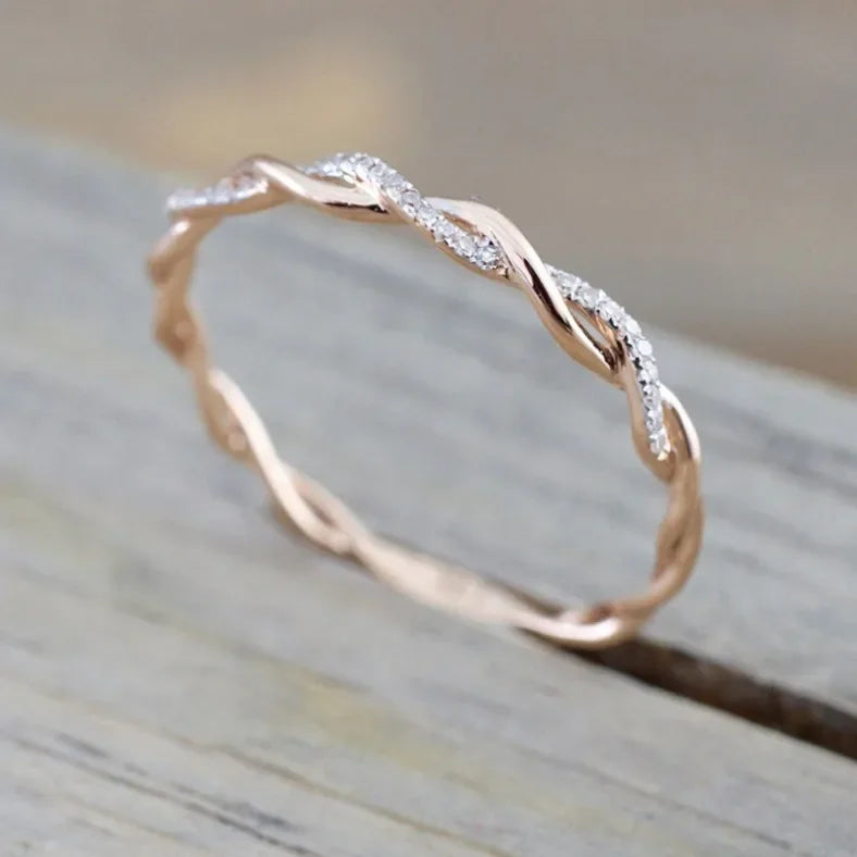 Minimalist Stainless Steel Fashion Ring