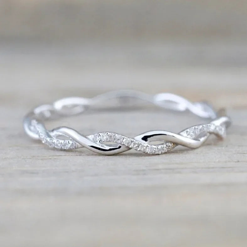 Minimalist Stainless Steel Fashion Ring