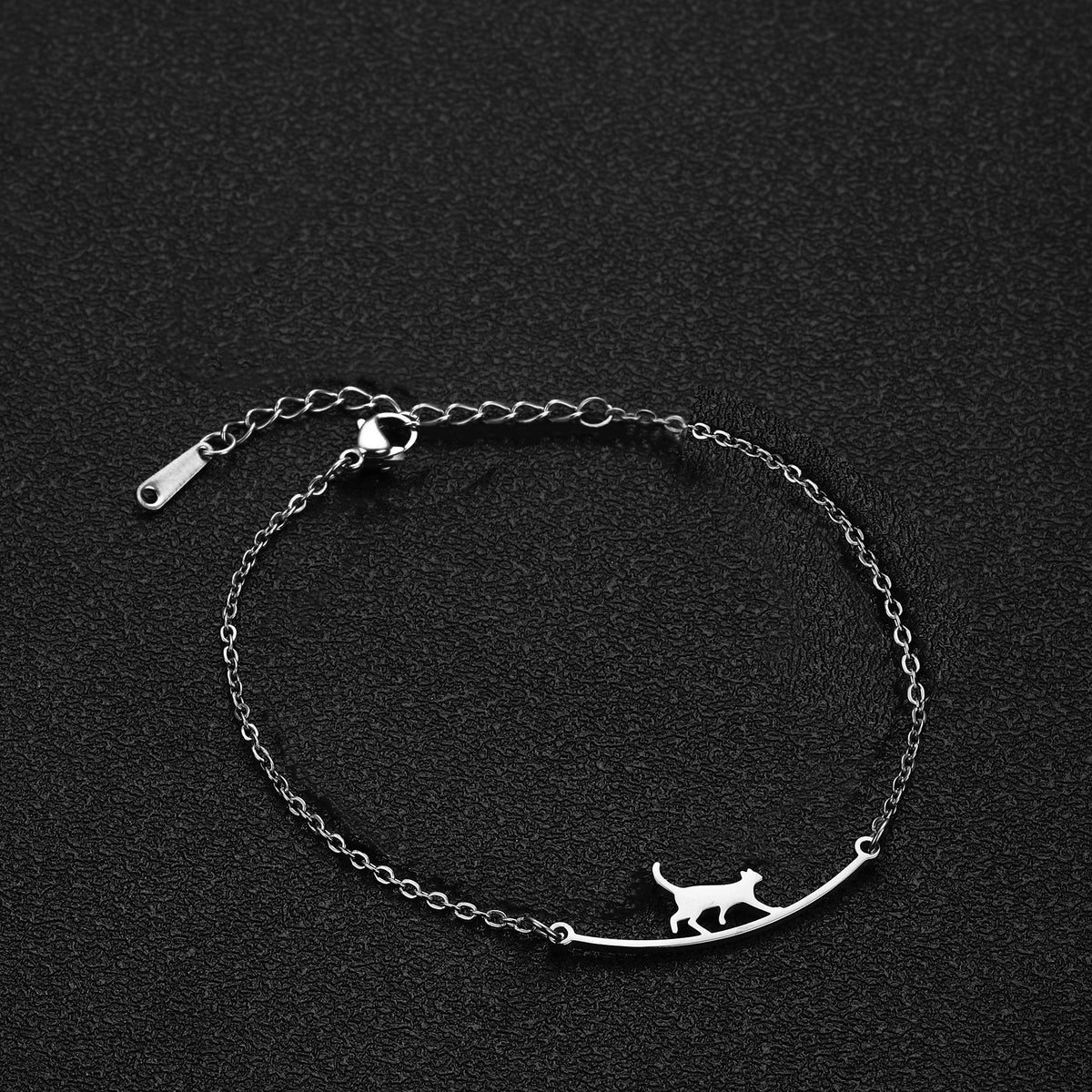 Stainless Steel Cat Anklet