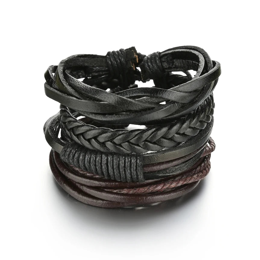Men’s Life Tree & Wood Bead Bracelets