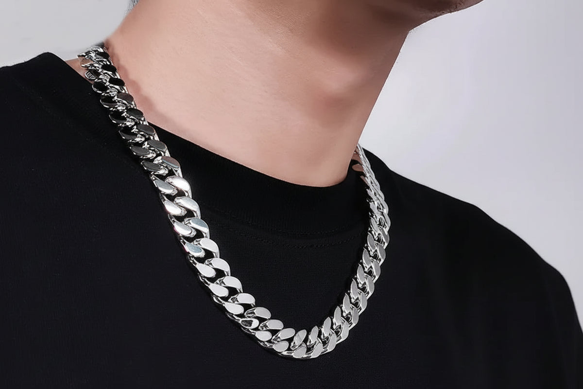 8–14MM Stainless Steel Cuban Chain