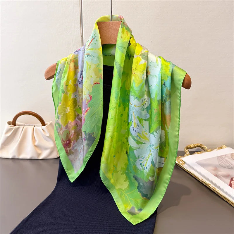Soft Satin Hair & Neck Scarf
