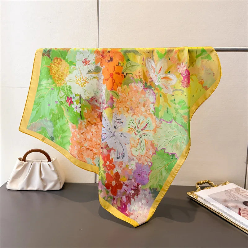 Soft Satin Hair & Neck Scarf
