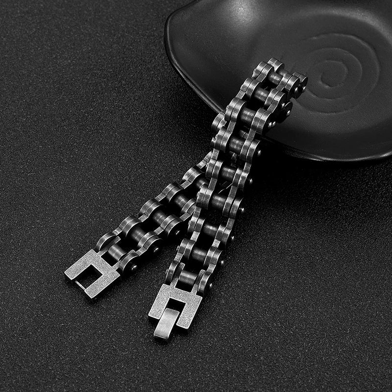 Men’s Motorcycle Chain Bracelet