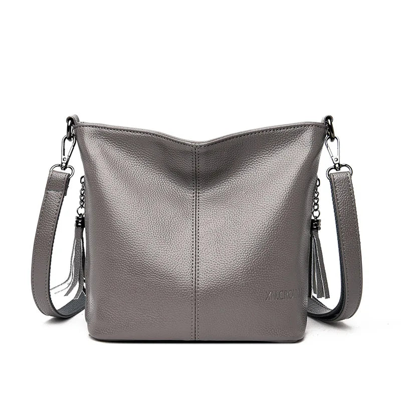 Elegant Casual Leather Shoulder Bag