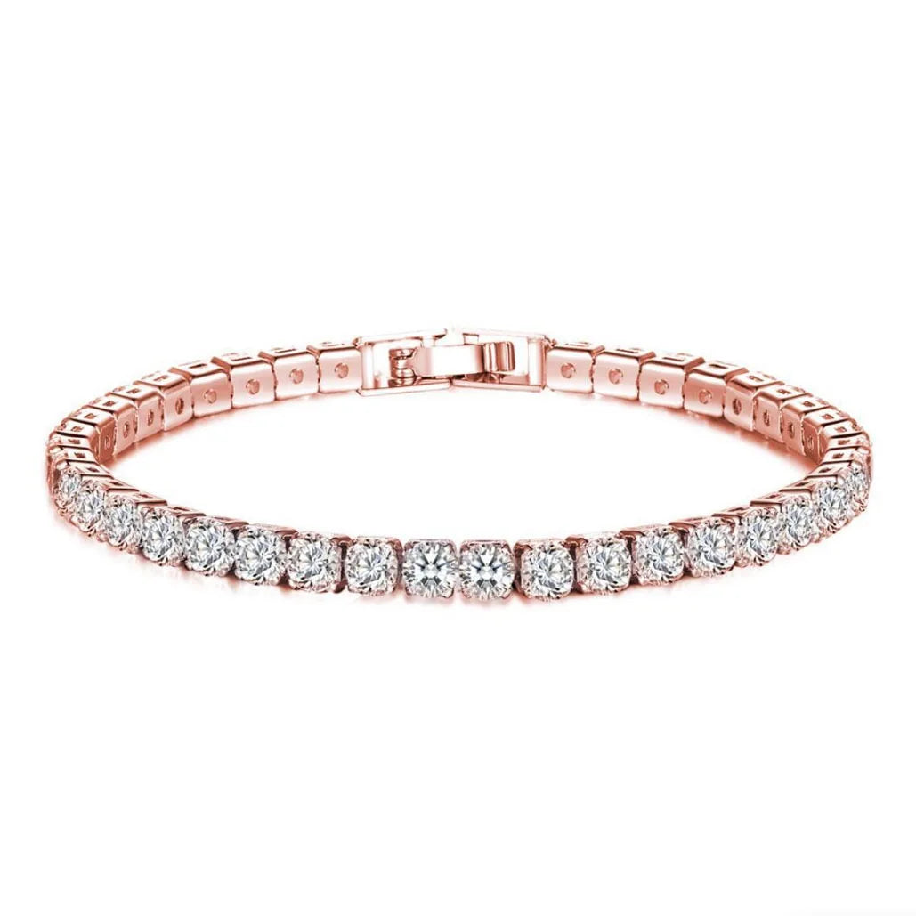 Luxury Zircon Crystal Tennis Bracelet for Women