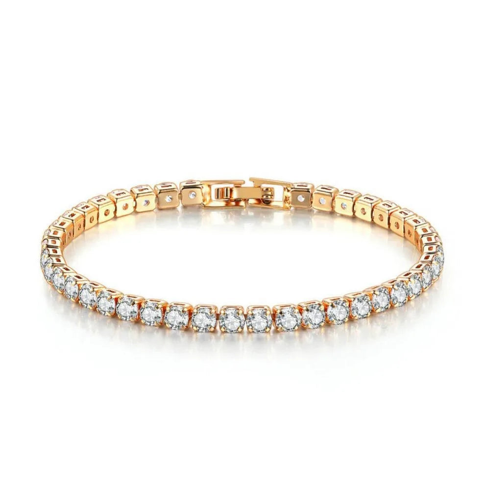 Luxury Zircon Crystal Tennis Bracelet for Women