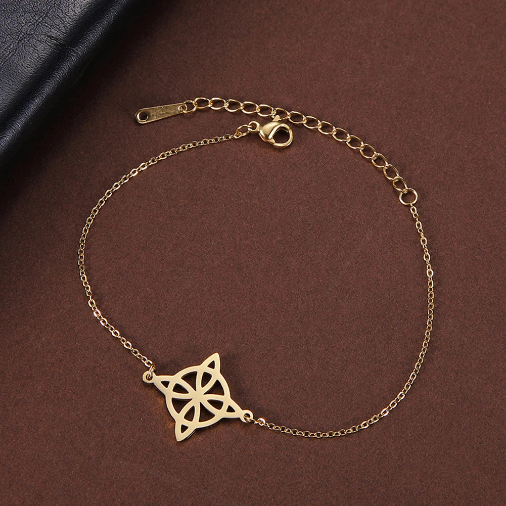 Celtic Knot Stainless Steel Anklet