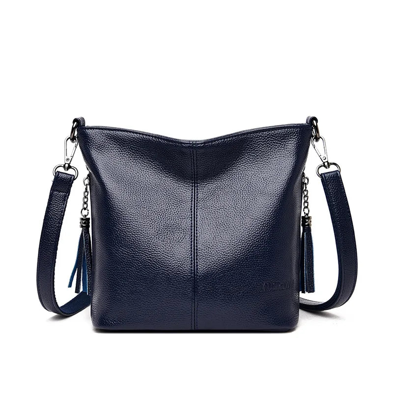Elegant Casual Leather Shoulder Bag