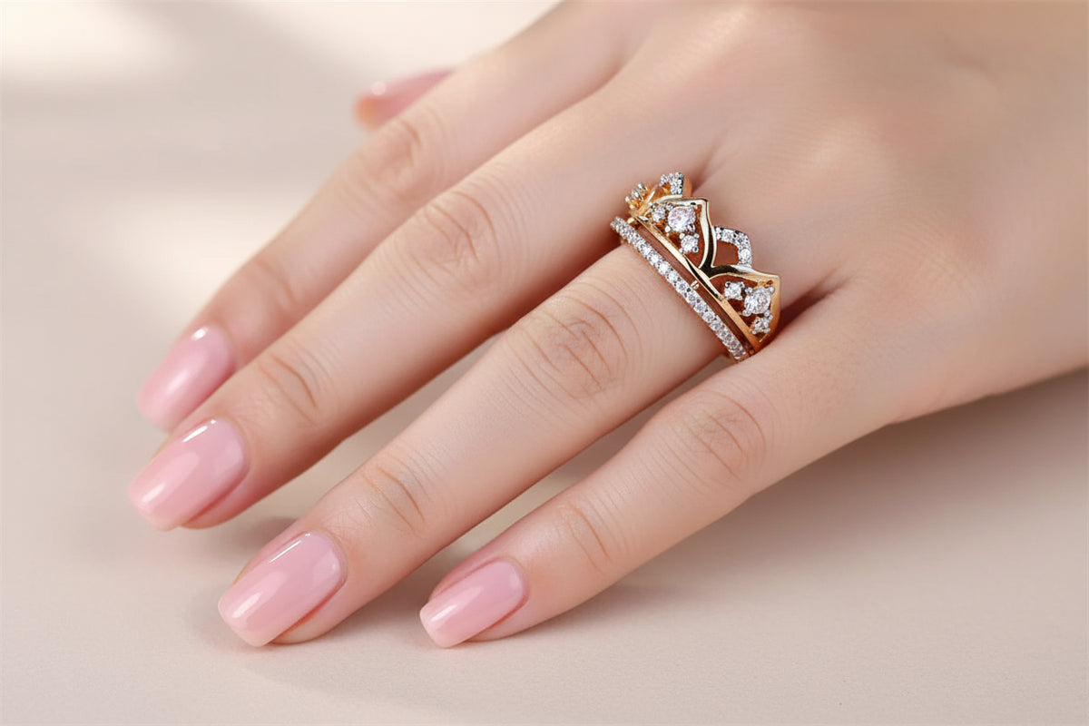 Zircon Crown Ring