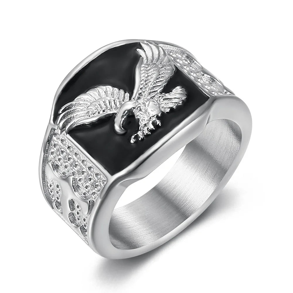 Men’s Domineering Eagle Ring
