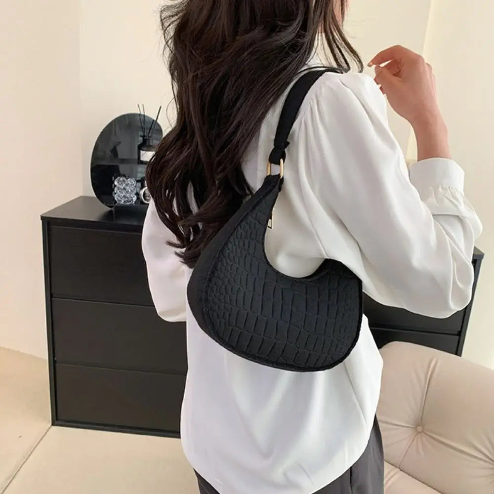 Crescent Moon Underarm Shoulder Bag