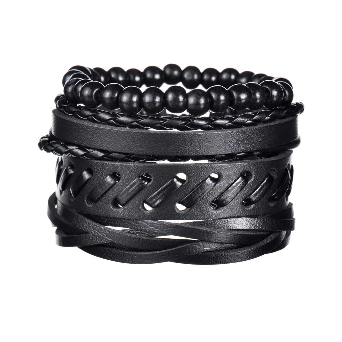 Men’s Life Tree & Wood Bead Bracelets