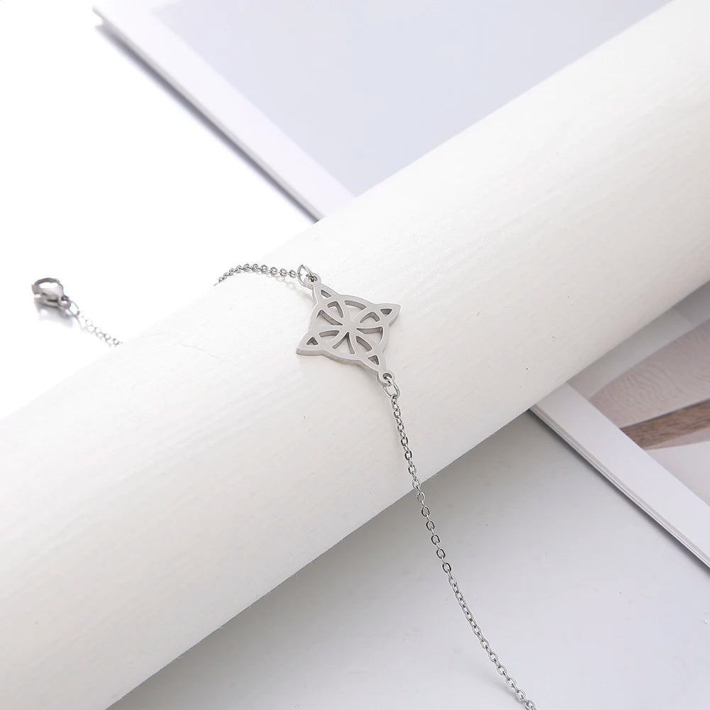 Celtic Knot Stainless Steel Anklet