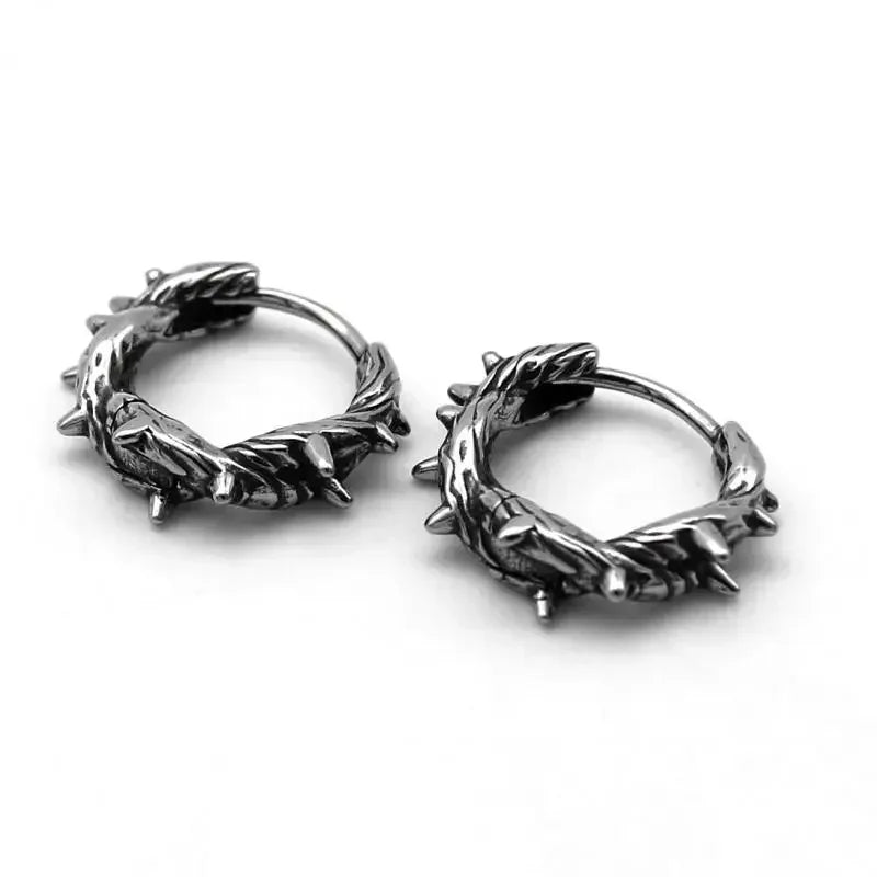 Retro Skull Earrings — Punk Rock Style
