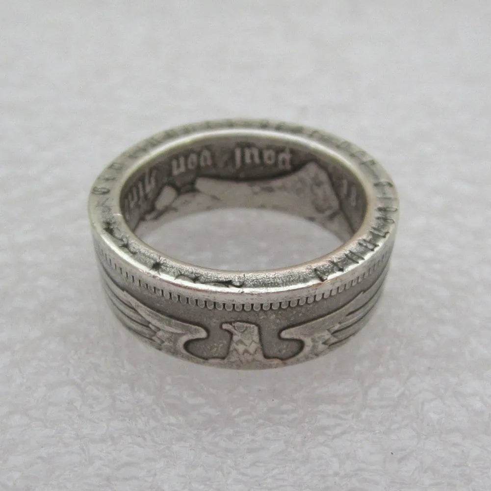 Handcrafted Germany Coin Ring