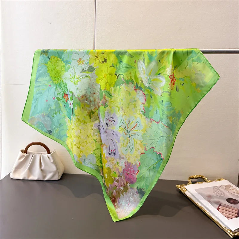 Soft Satin Hair & Neck Scarf