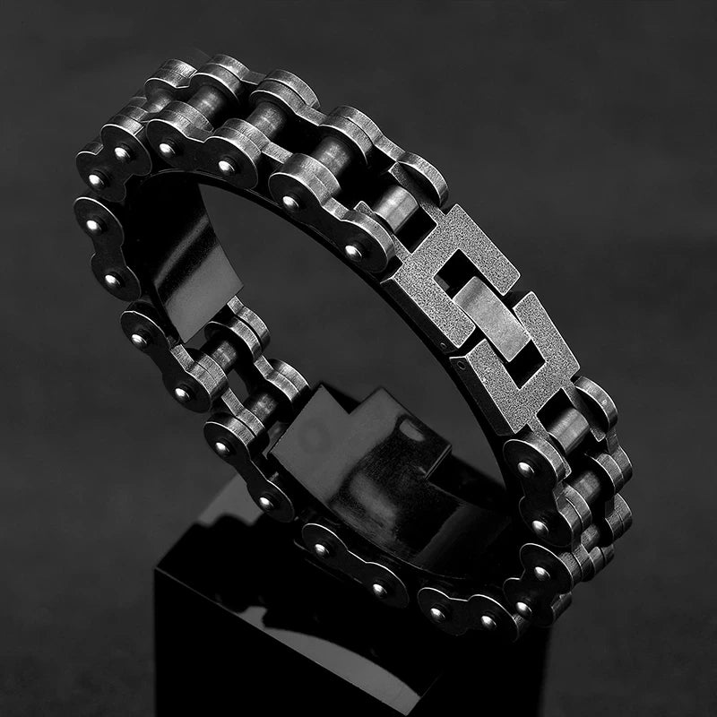 Men’s Motorcycle Chain Bracelet