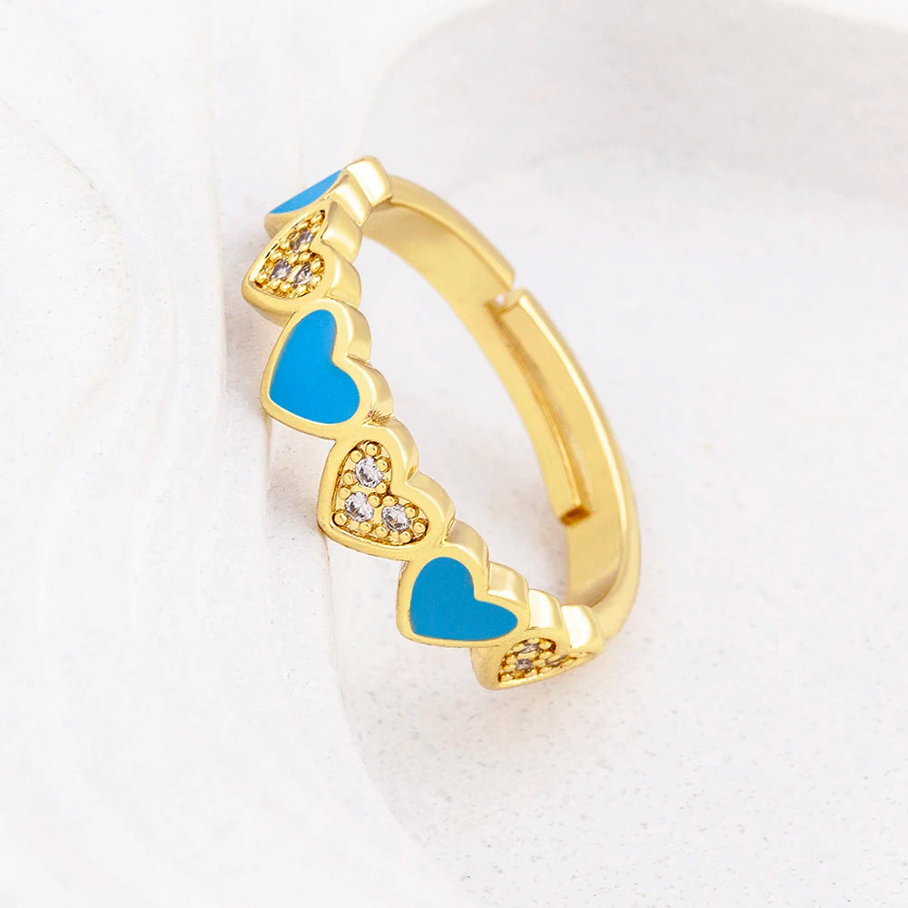 Candy Heart Adjustable Ring