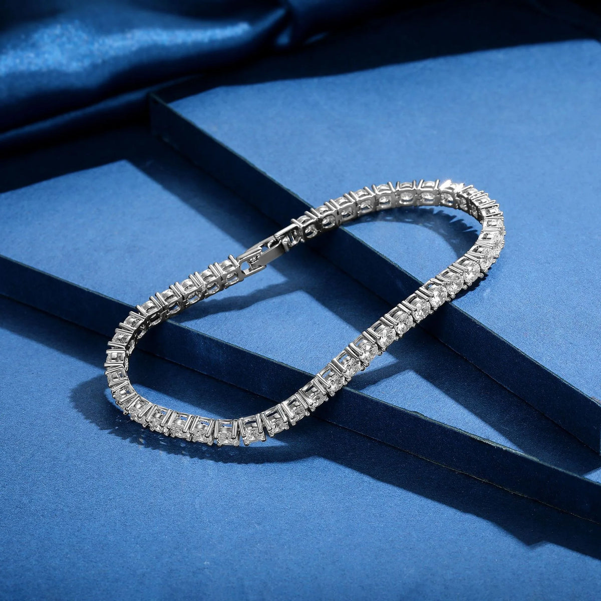 Luxury Zircon Crystal Tennis Bracelet for Women