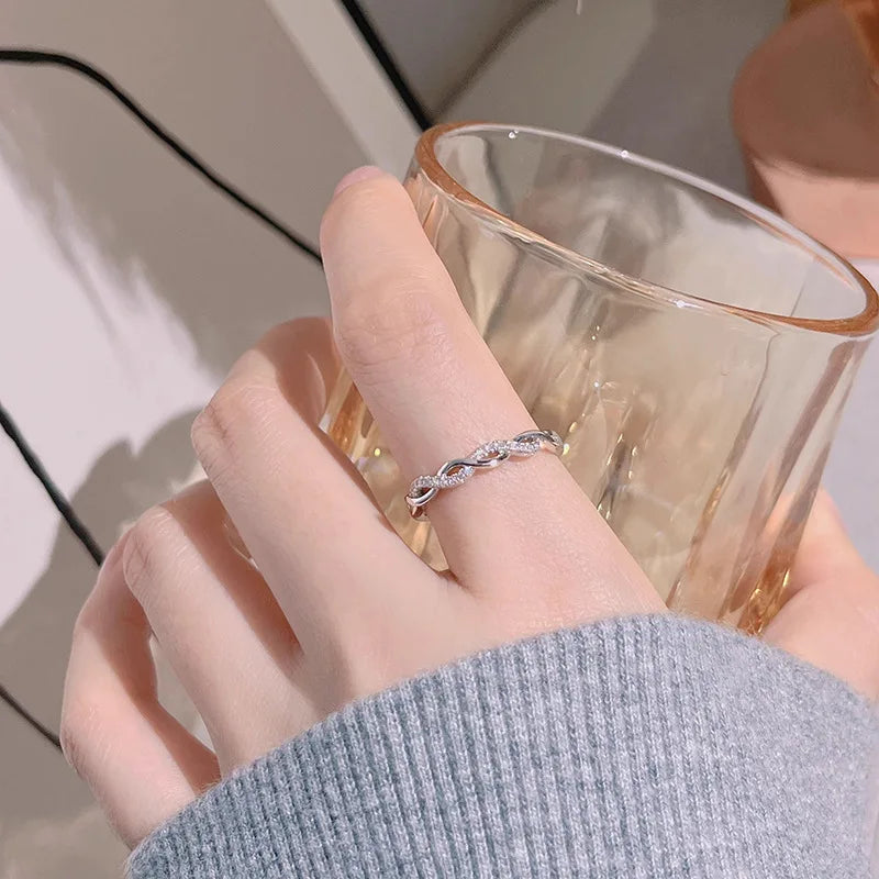 Minimalist Stainless Steel Fashion Ring